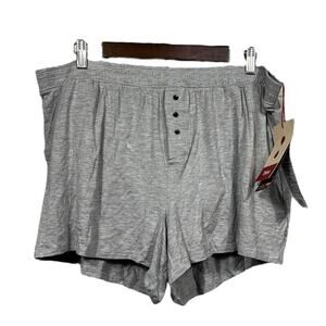 Think Women’s Grey Sleep Shorts / Size-2X